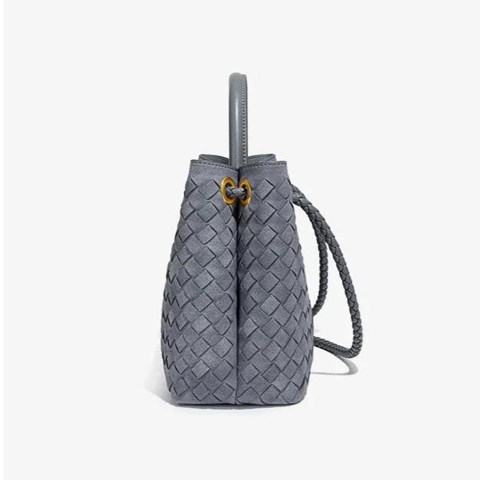 Suede shoulder bag