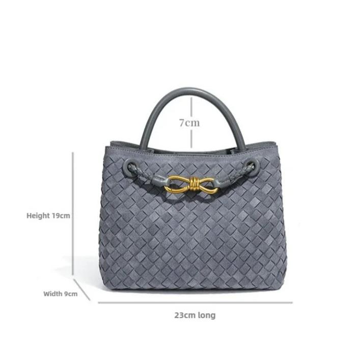 Suede shoulder bag