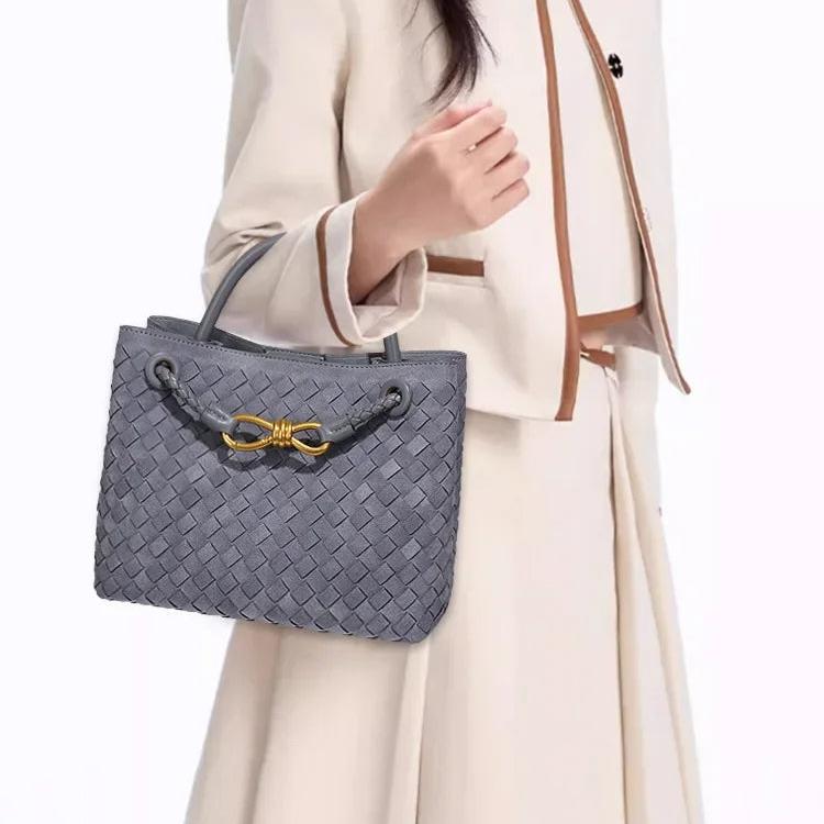 Suede shoulder bag