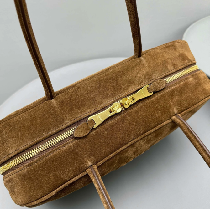 Suede M BEAU BAG