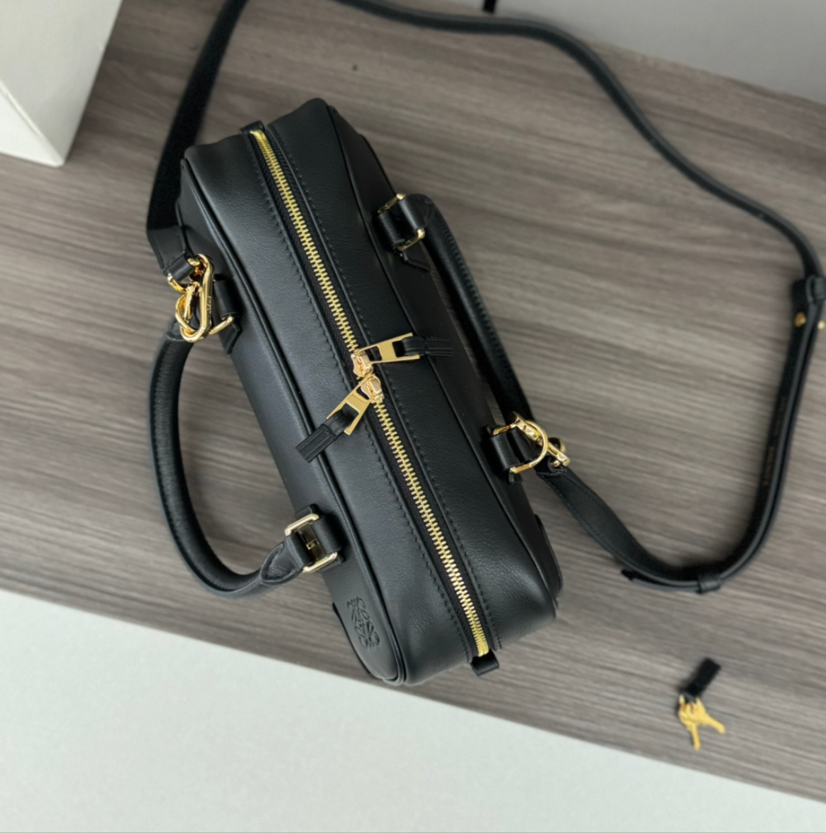 Padlock leather Bag