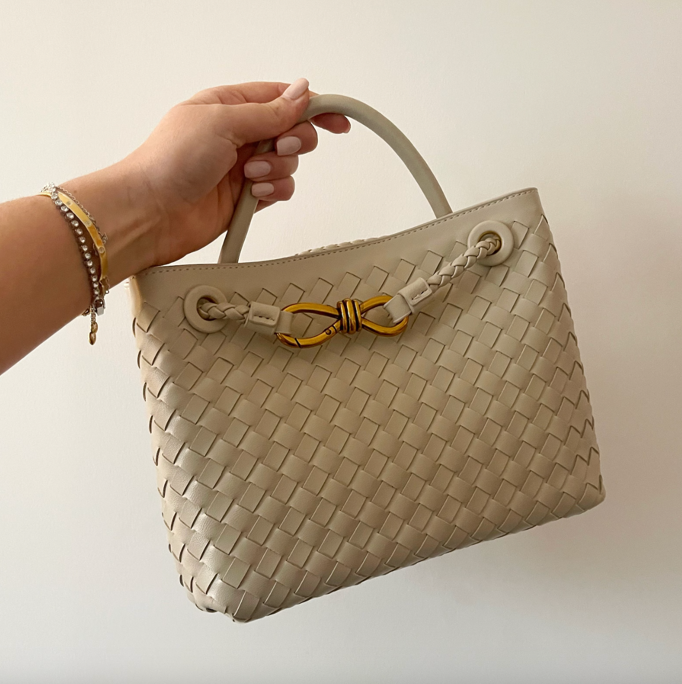 Suede shoulder bag