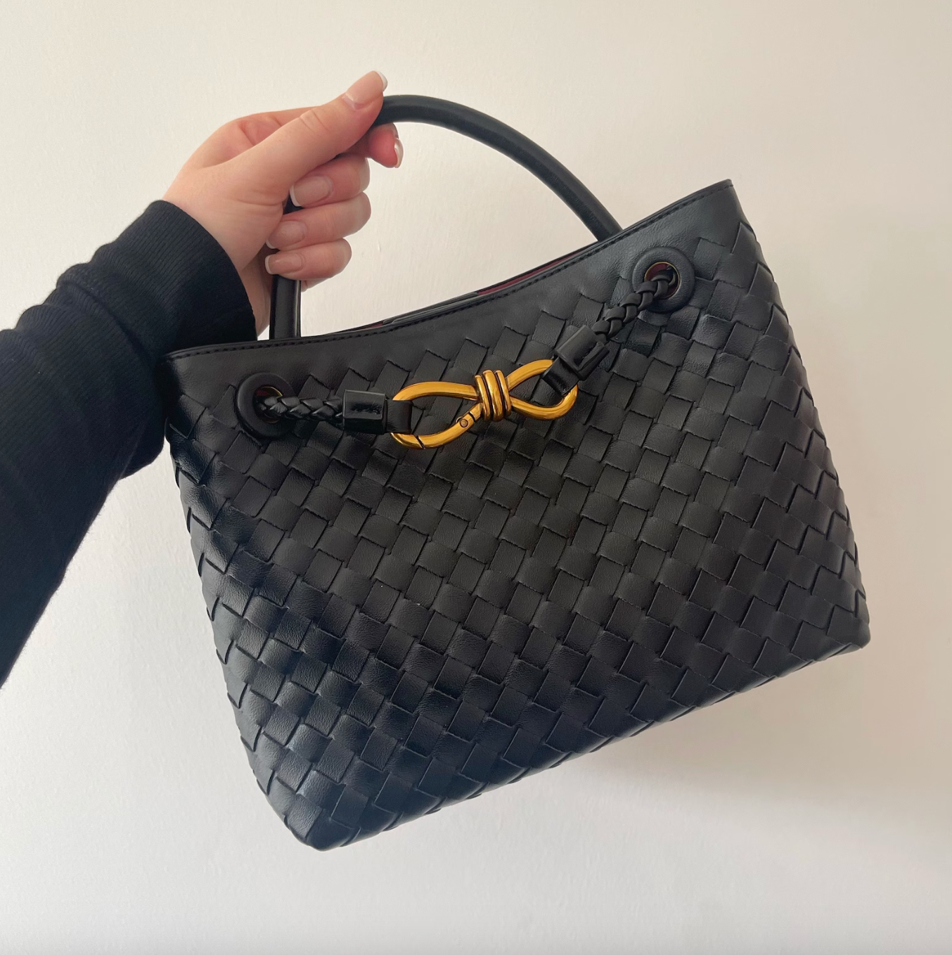 Suede shoulder bag