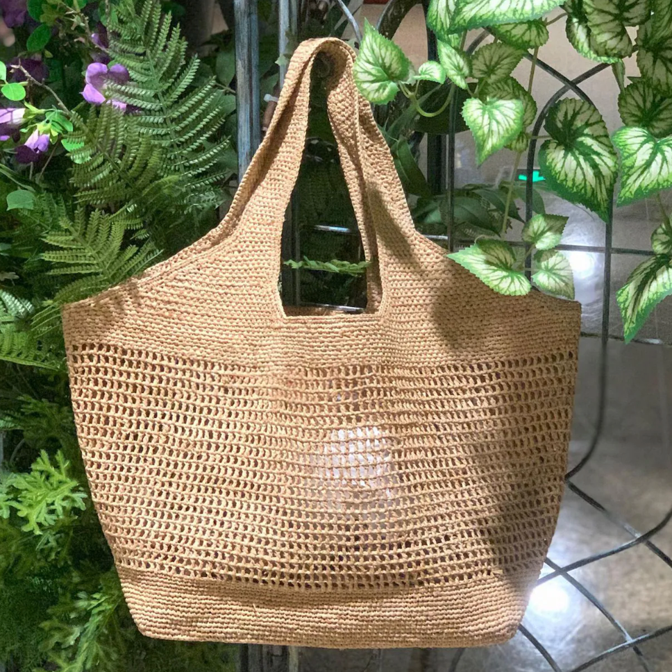 Raffia Shoulder Bag