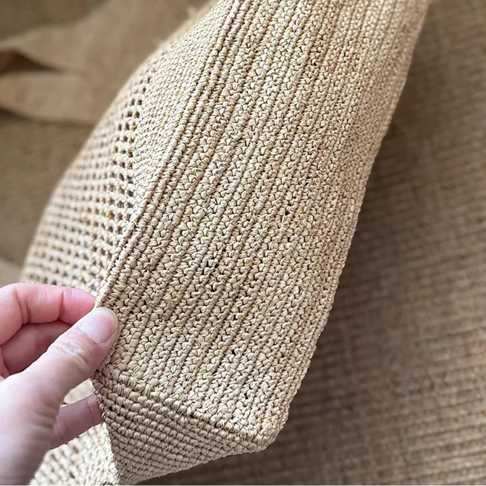 Raffia Shoulder Bag