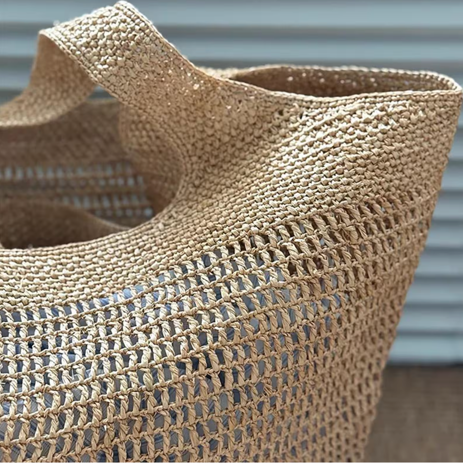 Raffia Shoulder Bag