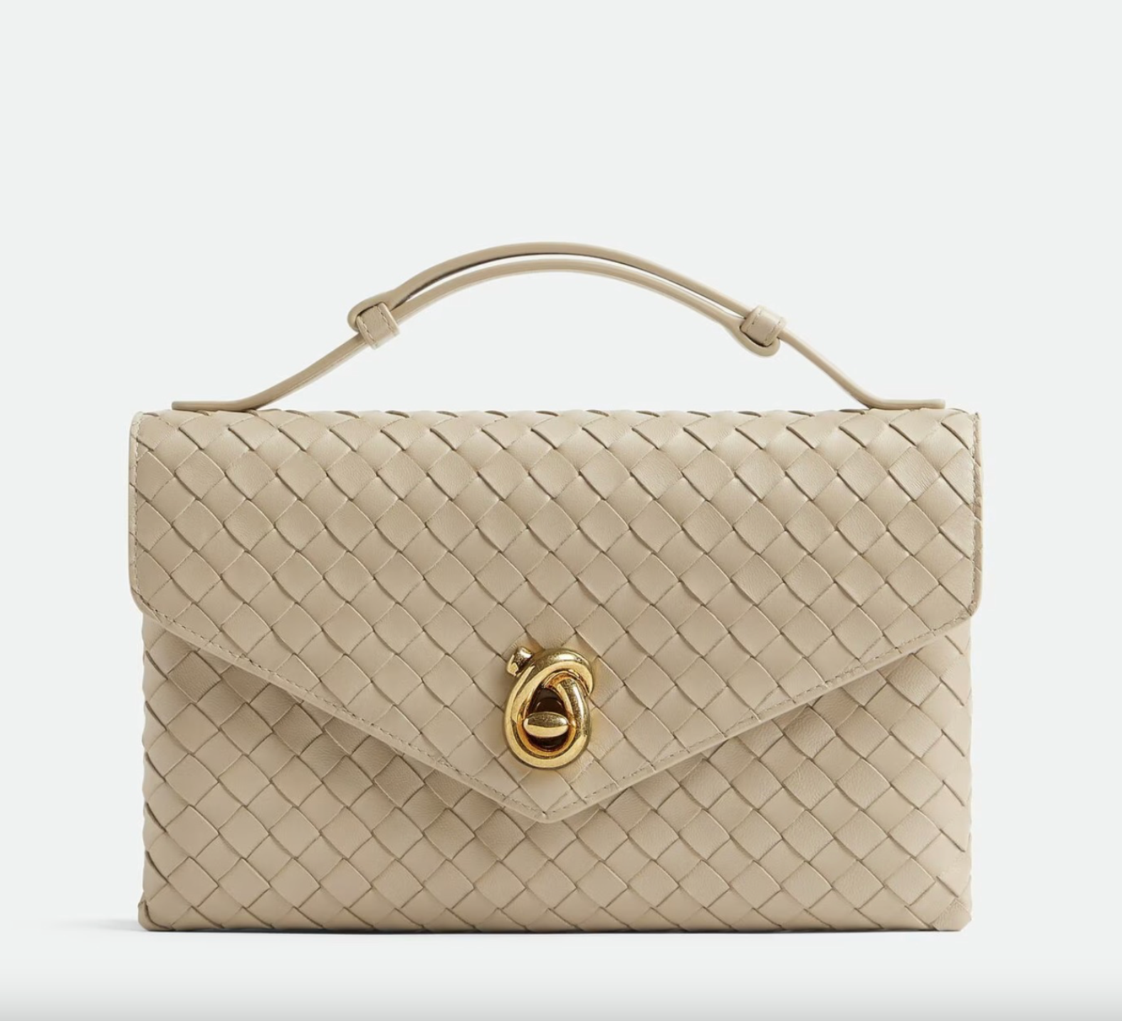 Intrecciato metal knot lock