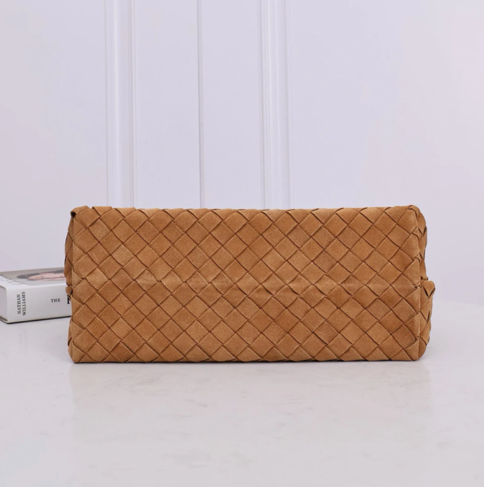 Suede shoulder bag