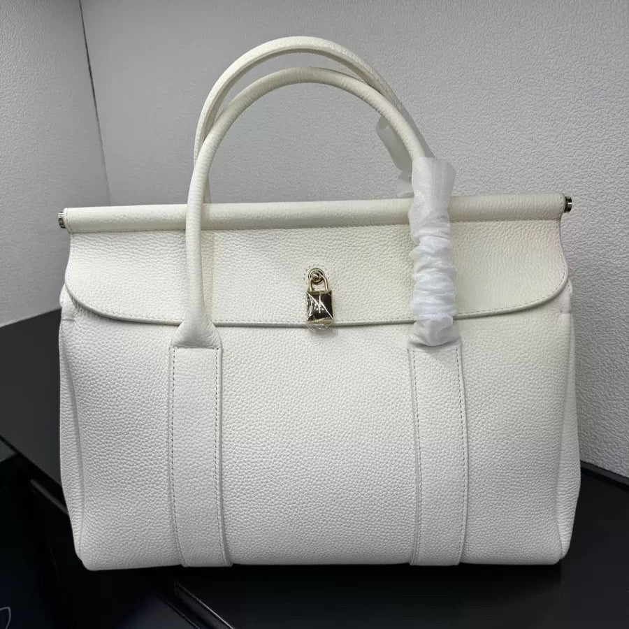 Kass leather tote