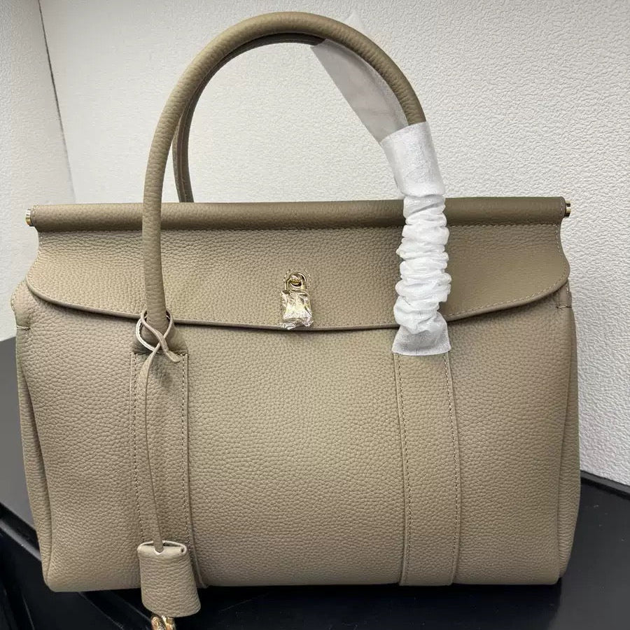 Kass leather tote