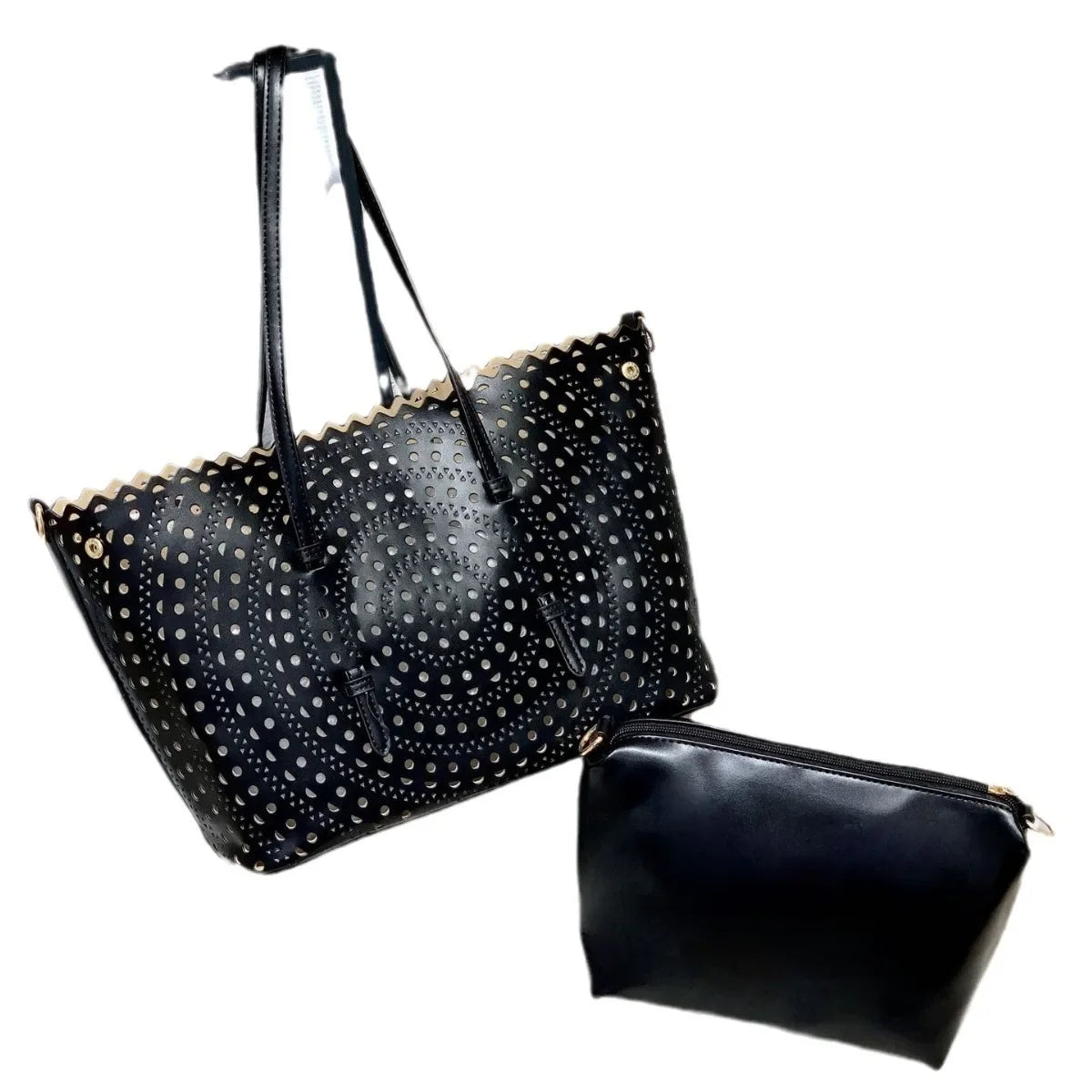 Mina leather tote