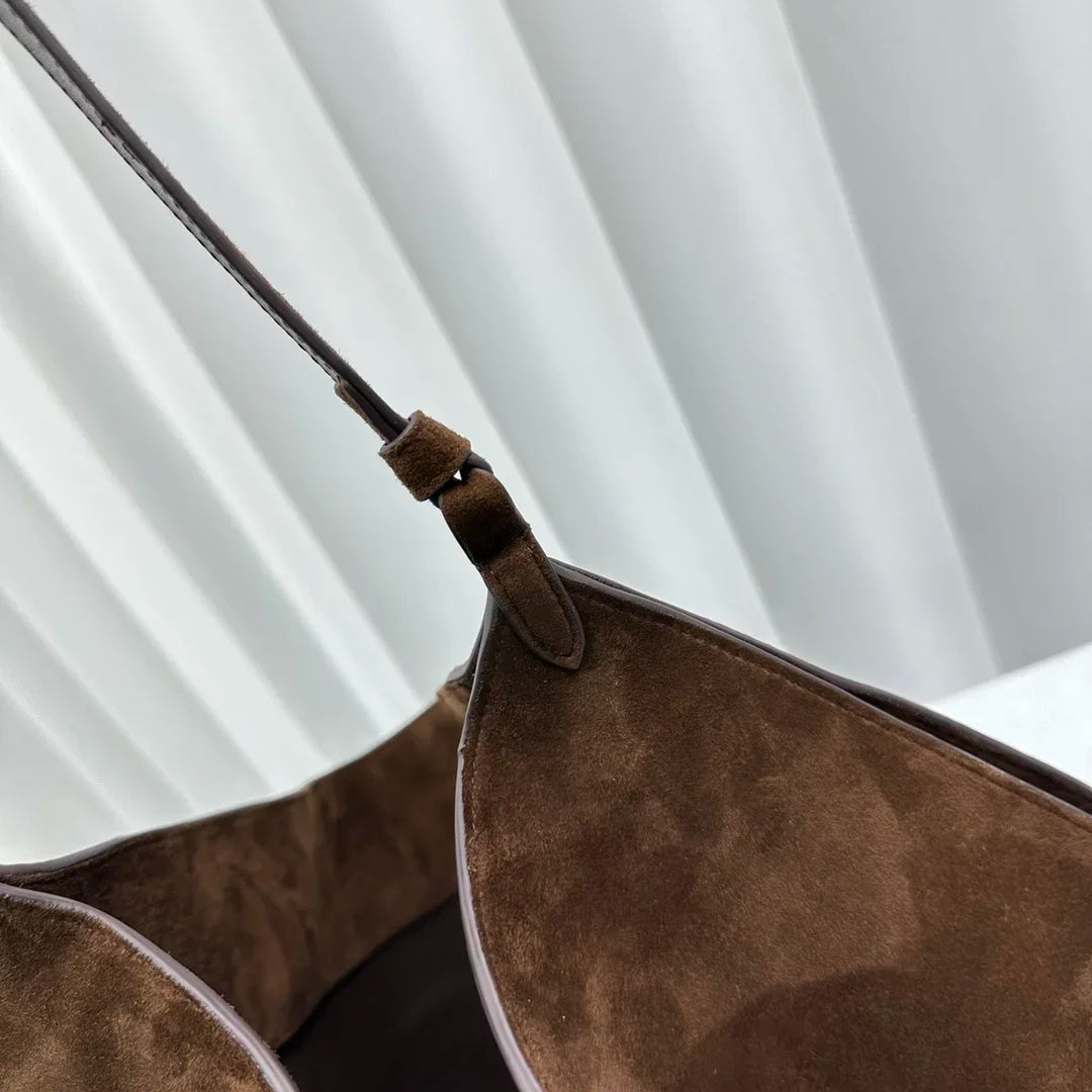 Lotus suede tote