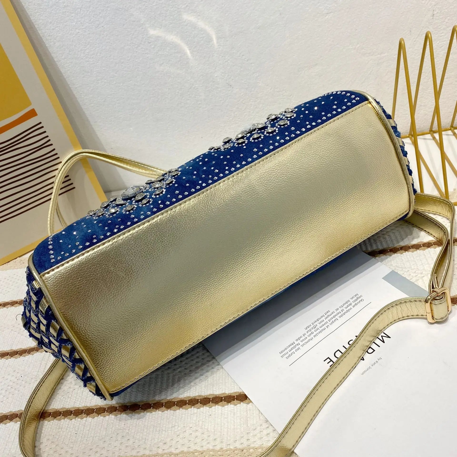 Diamond Denim Purse