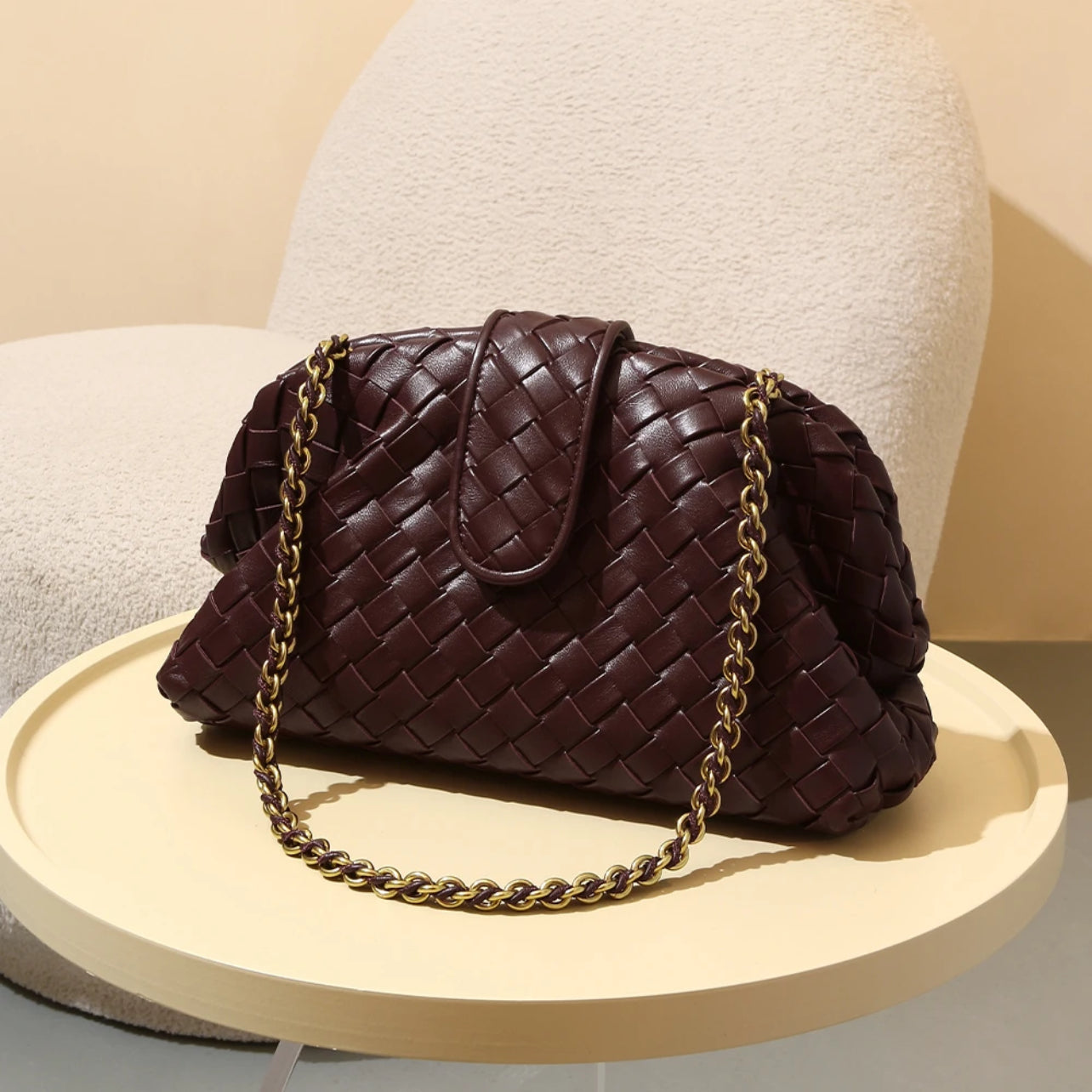 Sophia woven Clutch