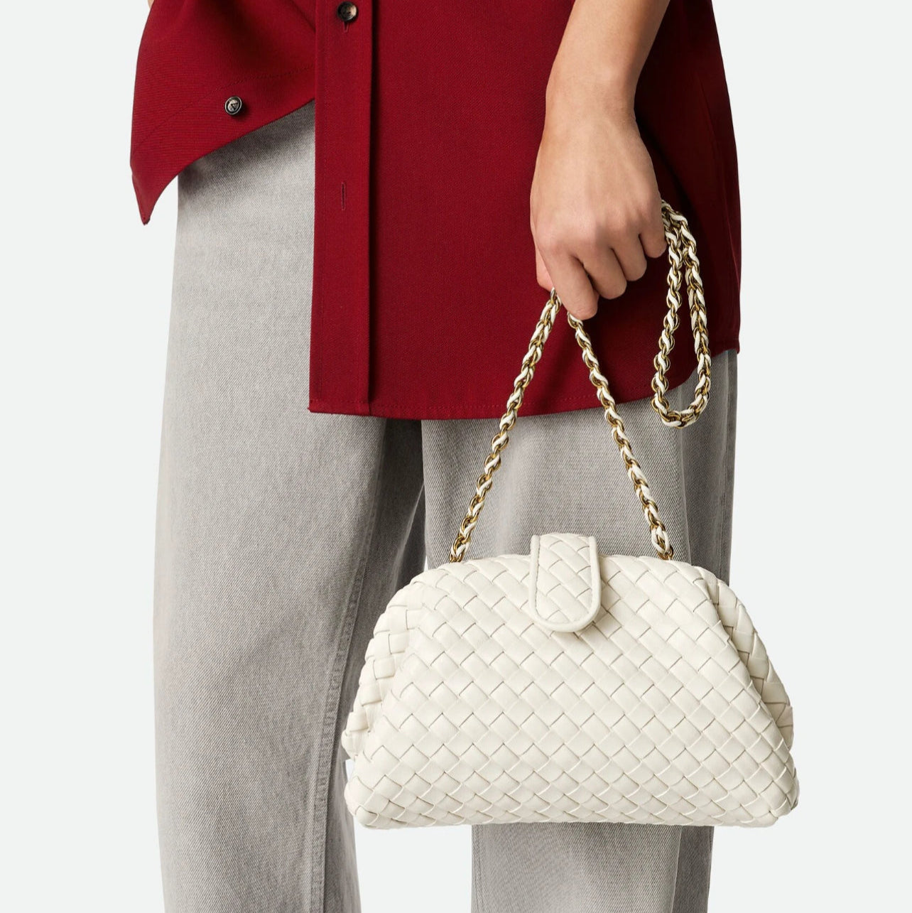 Sophia woven Clutch