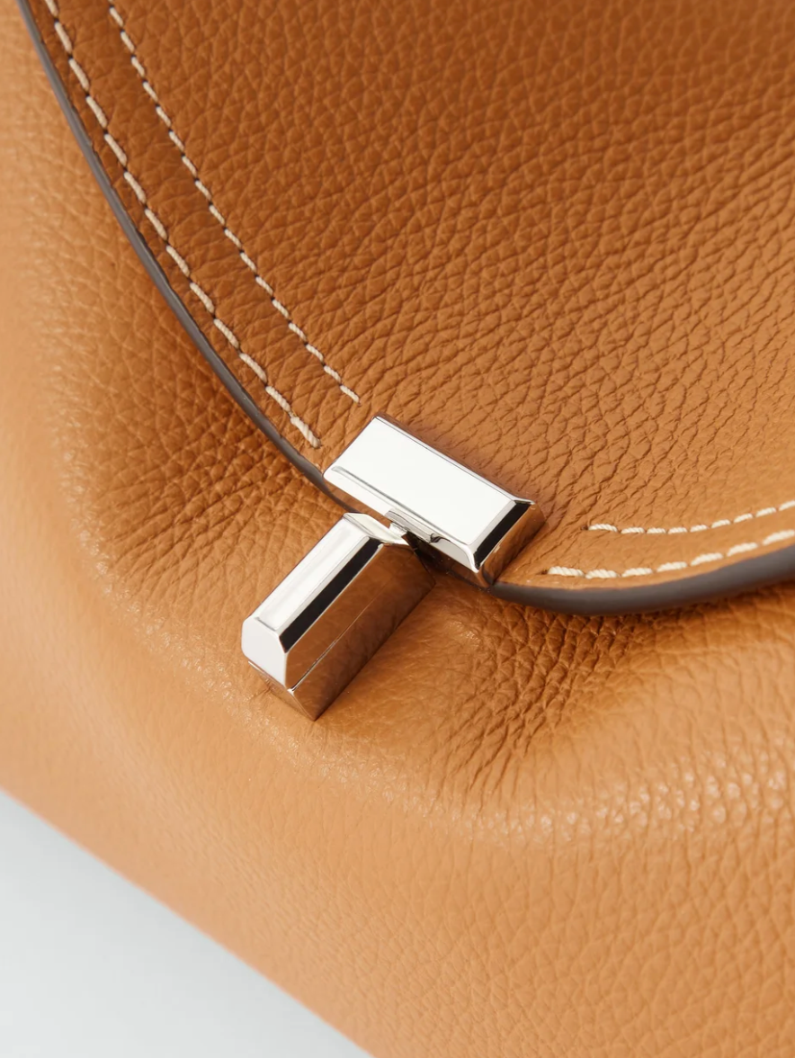 T-lock leather cross-body bag