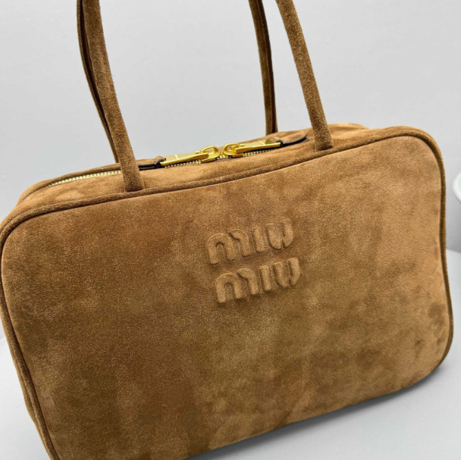 Suede M BEAU BAG