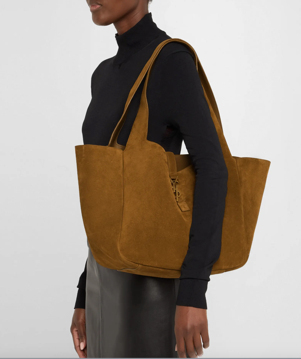 Bea  Cabas Tote Bag in Suede