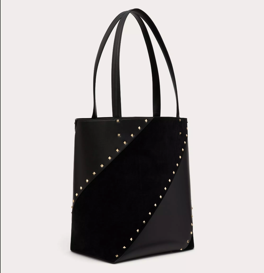 ROCKSTUD WISPY SHOPPING BAG IN CALFSKIN