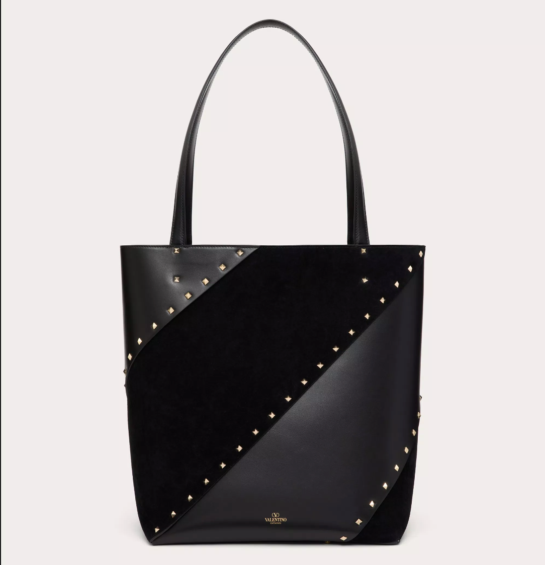 ROCKSTUD WISPY SHOPPING BAG IN CALFSKIN