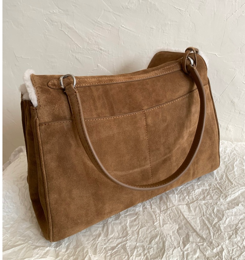 Rodeo suede top handle bag