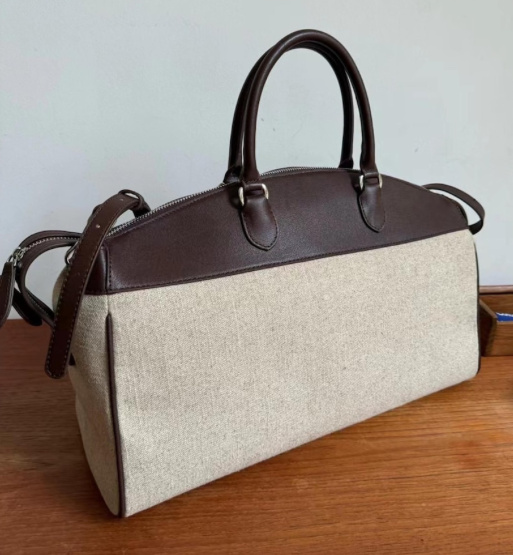 Bowling Leather Canvas bag