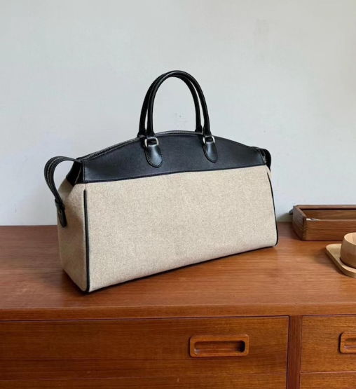 Bowling Leather Canvas bag