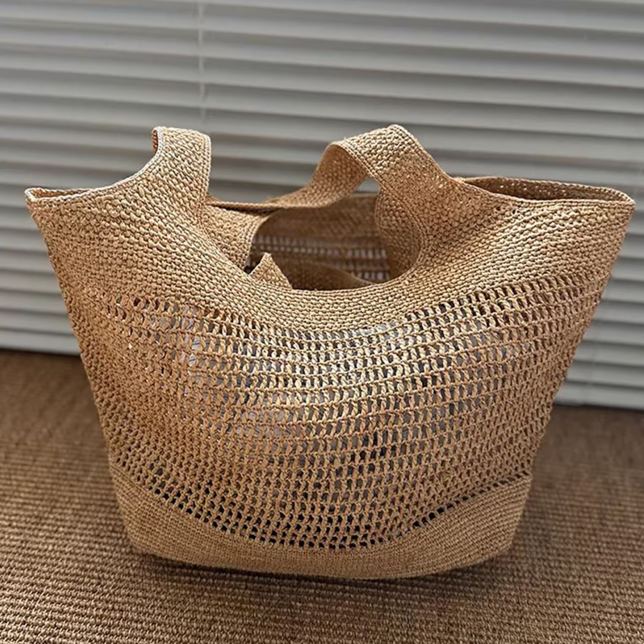 Raffia Shoulder Bag
