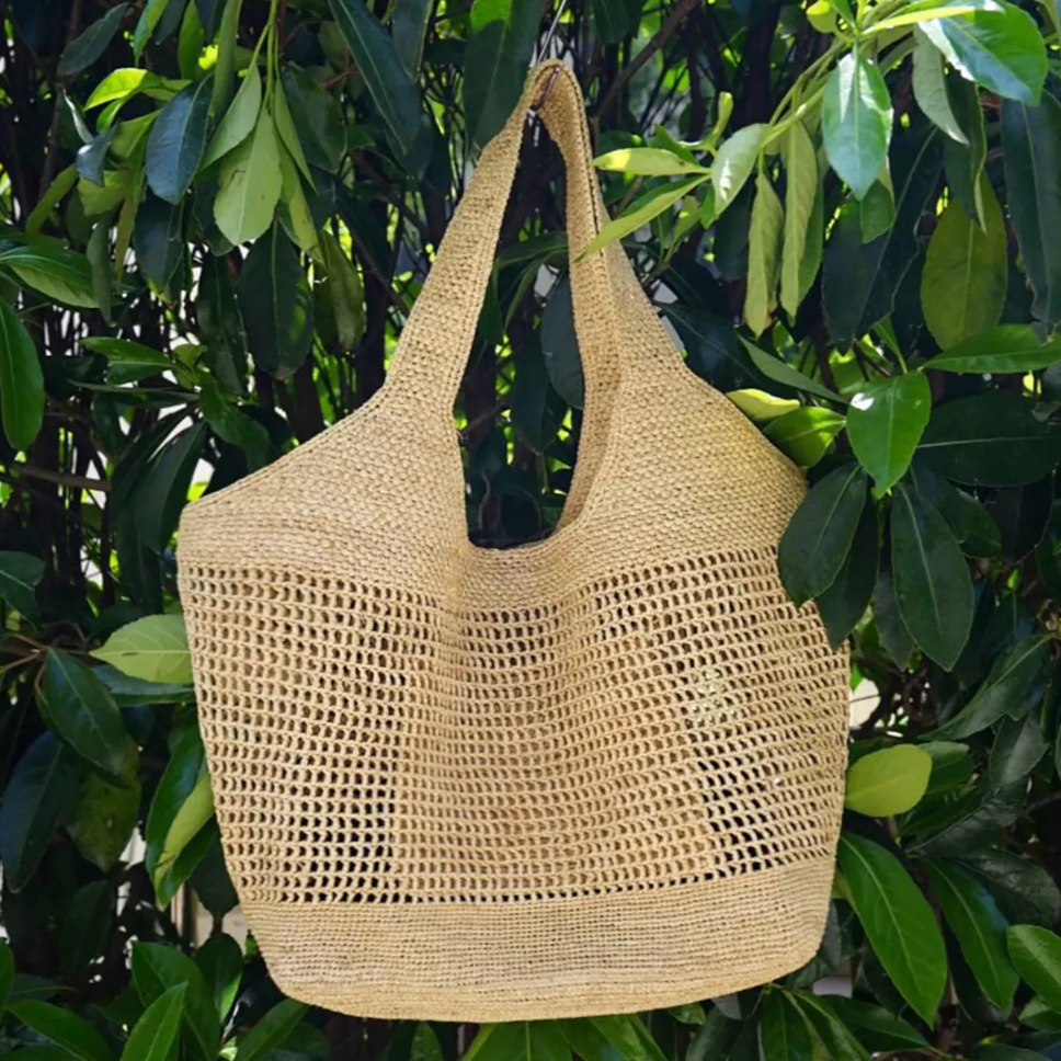 Raffia Shoulder Bag