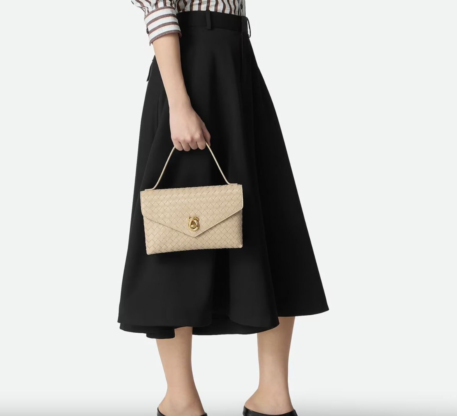 Intrecciato metal knot lock