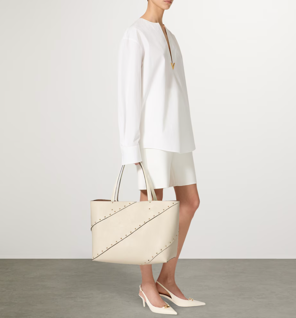 Rockstud Wispy tote bag