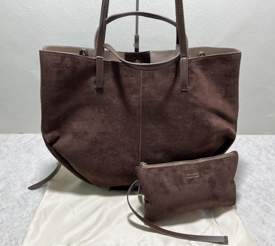 Cowhide Bucket Tote Bag